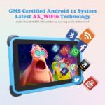Tablette Android 11, 8 pouces pour enfant, 1280x800 IPS, 4500 mAh, WIFI 6, avec support – Image 4
