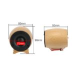Lot de 2 haut-parleurs de tweeter en néodyme, bois massif, HIFI, super aigus, 8 ohm – Image 8