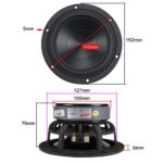 Haut-parleur de basse 60W, 5.25 pouces, unité de caisson de basses, 55Hz-3.2KHz, 4 ohm – Image 6