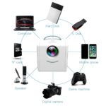 Mini projecteur portable Q2, HD, 1080P, multimédia, 2 haut-parleurs intégrés – Image 3