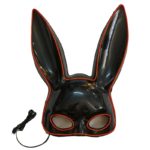 Masque LED de lapin, déguisement, néon lumineux – Image 6