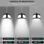 Kit de lampe solaire suspendue avec télécommande, IP65, 2200mah/3.7v, 6000-6500K – Image 8