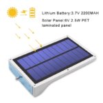 Lampe solaire d'extérieur à 30 °, automatique, 450 lumens, 12W, 2200mah – Image 4