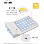 Lampe solaire d'extérieur à 30 °, automatique, 450 lumens, 12W, 2200mah – Image 3