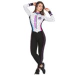 Combinaison de cyclisme pour femme, pantalon et manches courtes, à séchage rapide