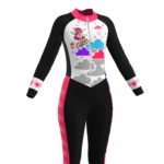 Combinaison de cyclisme pour femme, pantalon et manches courtes, à séchage rapide – Image 5