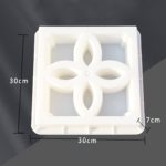 Moule pour béton, ciment, sculpture 3D, antidérapant, pavage, 30x30x7 cm – Image 6