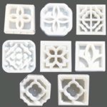 Moule pour béton, ciment, sculpture 3D, antidérapant, pavage, 30x30x7 cm – Image 4