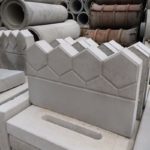 Moule pour béton, ciment, fabrication de clôture de jardin, 42x28x6 cm