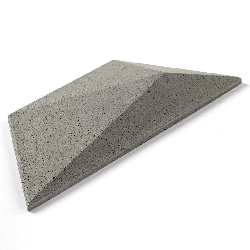 Moule pour béton, ciment, résine, trapèze en silicone 3D, 29x13.5x3.2 cm