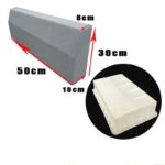 Moule pour béton, ciment, fabrication bord de route de jardin, 50x30x10 cm