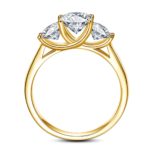 Bague en diamant Moissanite, anneau en Argent 925, 2Ct, certificat GRA – Image 4