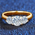 Bague en diamant Moissanite, anneau en Argent 925, 2Ct, certificat GRA – Image 2