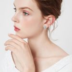 Boucles d'oreilles en diamant Moissanite, Zircon AAA+, en Argent 925, 1Ct, certificat GRA – Image 2
