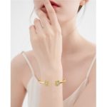 Bracelet en diamant  Moissanite, 6.5 mm, en Argent 925, 2Ct, certificat GRA – Image 2