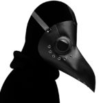 Masque et chapeau, Médecin de la peste, en cuir PU, la faucheuse – Image 2
