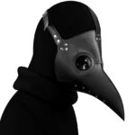 Masque et chapeau, Médecin de la peste, en cuir PU, la faucheuse – Image 5