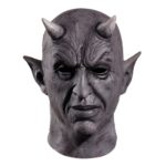 Masque de Démon avec cornes, en latex, Halloween – Image 6