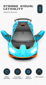 Voiture de sport RC 2.4G, Lamborghini Huracan STO, 1:14, 8.2km/h, Collection – Image 10