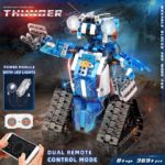 Blocs de construction motorisés et techniques, Robot télécommandé avec led, 369 pièces – Image 5
