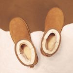 Bottes d'hiver imperméables, fourrure et peluche, cuir, Boots classique – Image 9