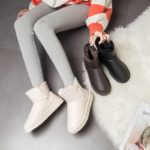 Bottes d'hiver chaudes et épaisses, en velours PU, imperméables – Image 2