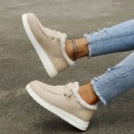 Chaussures à lacets en toile et coton, décontractées, chaudes, en velours – Image 3