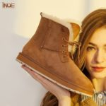 Bottines en peau de mouton, fourrure naturelle doublée, Boots imperméables – Image 8