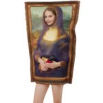 Costume Mona Lisa, combinaison unisexe en éponge, taille unique – Image 5