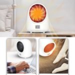 Mini radiateur électrique à 2 vitesses, portable, 400W, 220V – Image 4
