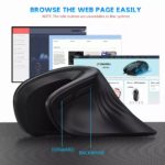 Souris optique ergonomique verticale sans fil 2.4G, 1600 DPI – Image 5