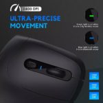 Souris optique ergonomique verticale sans fil 2.4G, 1600 DPI – Image 3