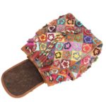 Sac à dos en cuir, champs de fleurs, fourre-tout, muticolore – Image 6