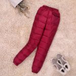 Pantalon en duvet de canard, taille haute, élastique, chaud et épais – Image 15