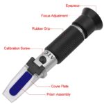 Réfractomètre manuel maniable et robuste, mesure la concentration de sucre, densimètre 0-32% Brix – Image 6