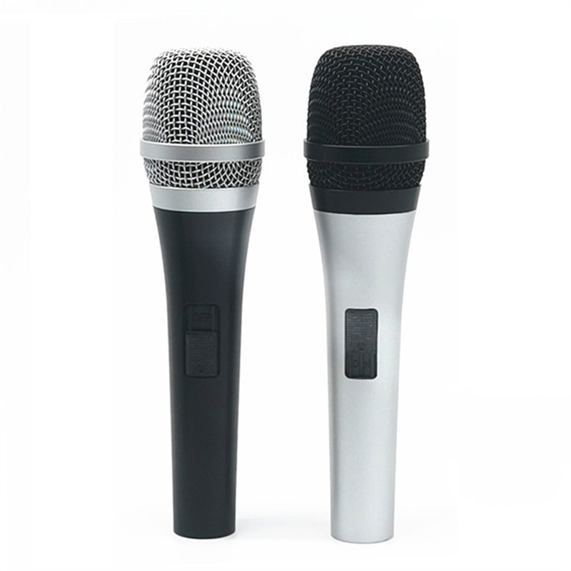 Microphone dynamique professionnel, pour performance sur scène, en métal