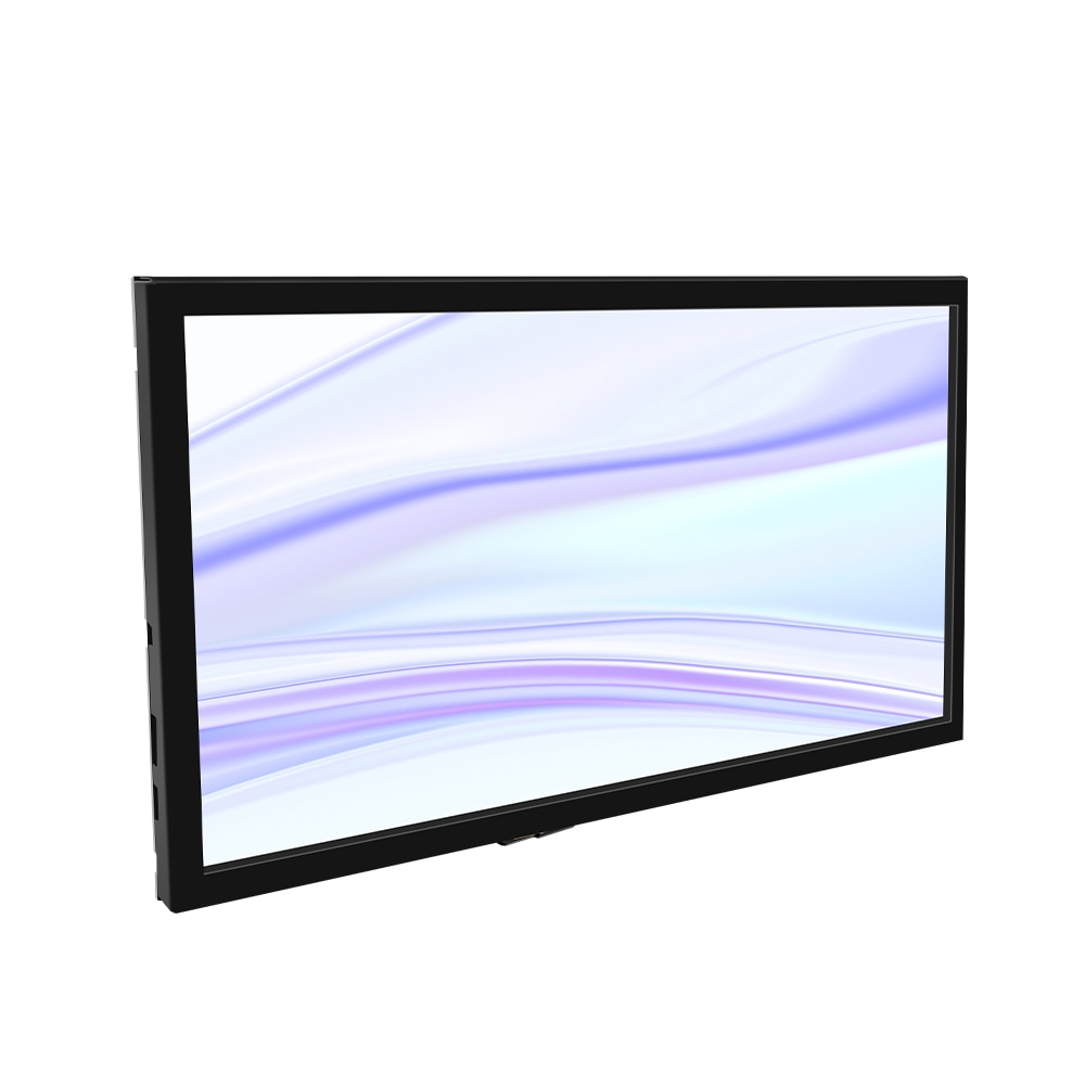 Écran tactile capacitif LCD (B), 10.1 pouces, IPS, avec étui et couvercle en verre trempé, pour Raspberry Pi 4/3B