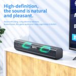 Enceinte Bluetooth sans fil 2.0, effet de lumière, carte TF, 1800mAh – Image 3