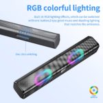 Enceinte Bluetooth sans fil 2.0, effet de lumière, carte TF, 1800mAh – Image 5