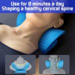 Oreiller de massage cervicale et d'épaule, relaxant, dispositif de traction chiropratique cervicale – Image 4