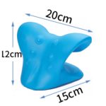 Oreiller de massage cervicale et d'épaule, relaxant, dispositif de traction chiropratique cervicale – Image 11