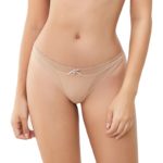 Ensemble de soutien-gorge, culotte et string, transparent en maille et dentelle, sans doublure – Image 2