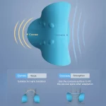 Oreiller de massage cervicale et d'épaule, relaxant, dispositif de traction chiropratique cervicale – Image 7