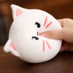 Lot de 8 peluches de petits chats avec oreiller pour rangement, 35 x 45 cm – Image 6