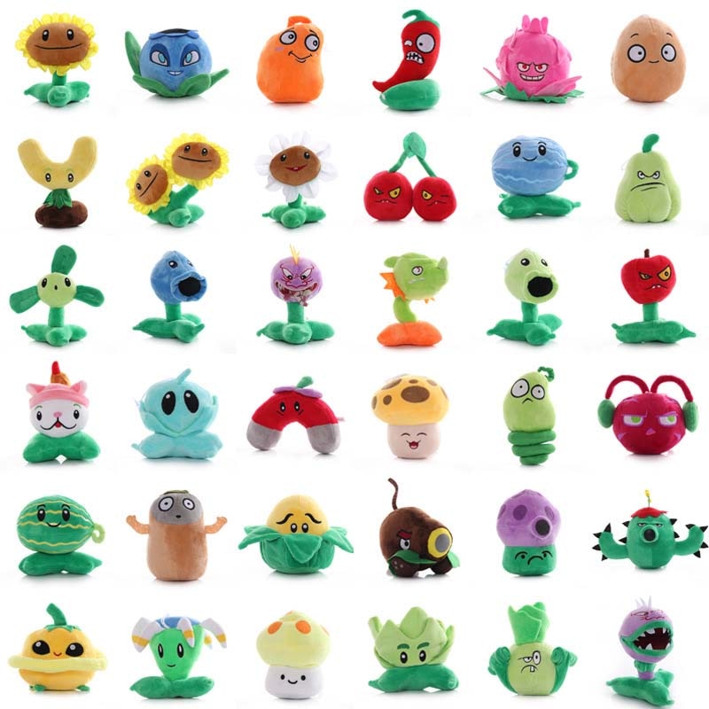 Peluche Plantes vs Zombies, jeu vidéo, Switch, 13 à 20 cm
