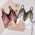 Top sans couture, sans manches, support moyen/élevé