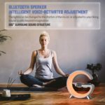 Station de charge sans fil multifonction, Smart, alarme, haut-parleur Bluetooth, veilleuse RGB, contrôle par application – Image 7