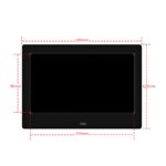 Cadre photo numérique, écran 7 pouces, lecteur audio/photo/vidéo, avec télécommande – Image 6