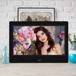 Cadre photo numérique, écran 7 pouces, lecteur audio/photo/vidéo, avec télécommande – Image 2