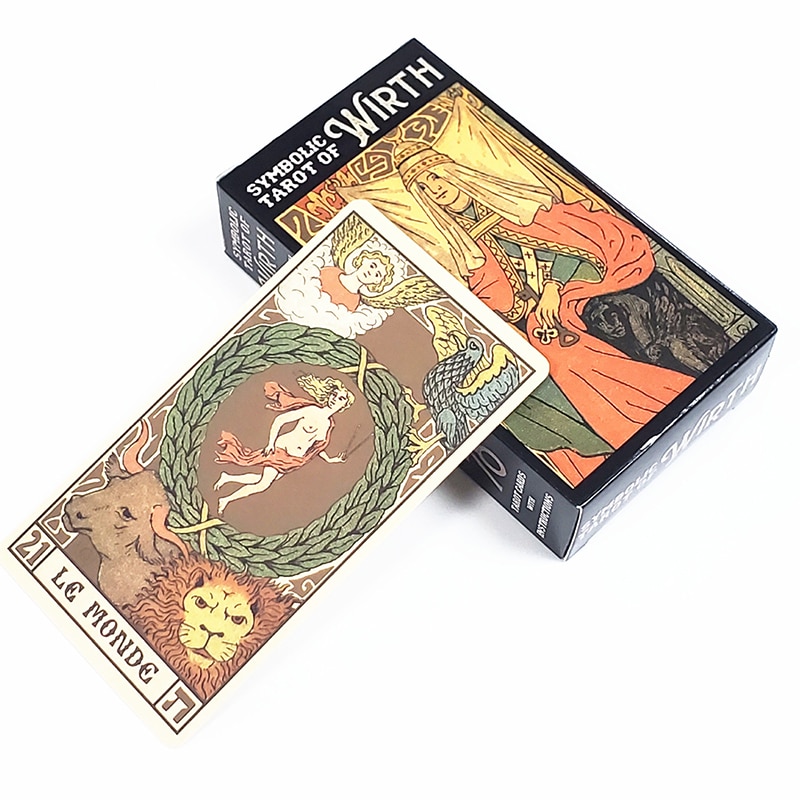 Cartes de Tarot, Oswald Wirth, divination et symbolisme,  12x7cm, 78 cartes